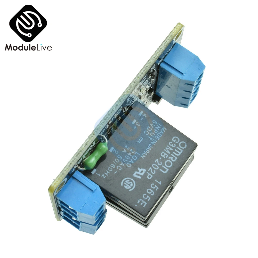 2 канальный G3MB 202P 5 В DC твердотельный релейный блок питания для интерфейсного