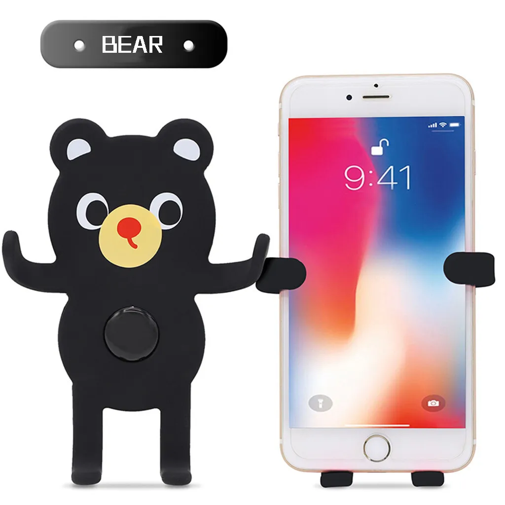 Универсальный автомобильный держатель для телефона силиконовый на