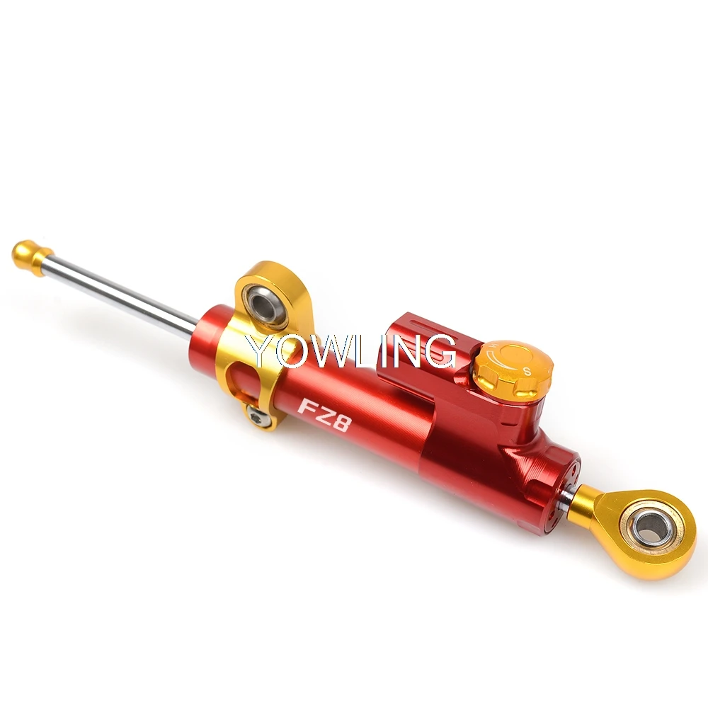 gold red with box Для YAMAHA FZ8 2011- 2012 2013 Аксессуары для мотоциклов Регулируемый рулевой демпфер Стабилизатор крепления FZ 8 - Цвет: gold red with box