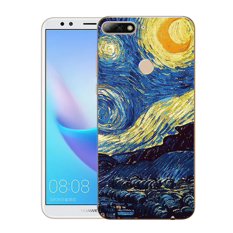 Для Huawei Y7 Prime 2018 / Enjoy 8 чехлы для телефонов 5 99 дюйма тонкий чехол из ТПУ силиконовый