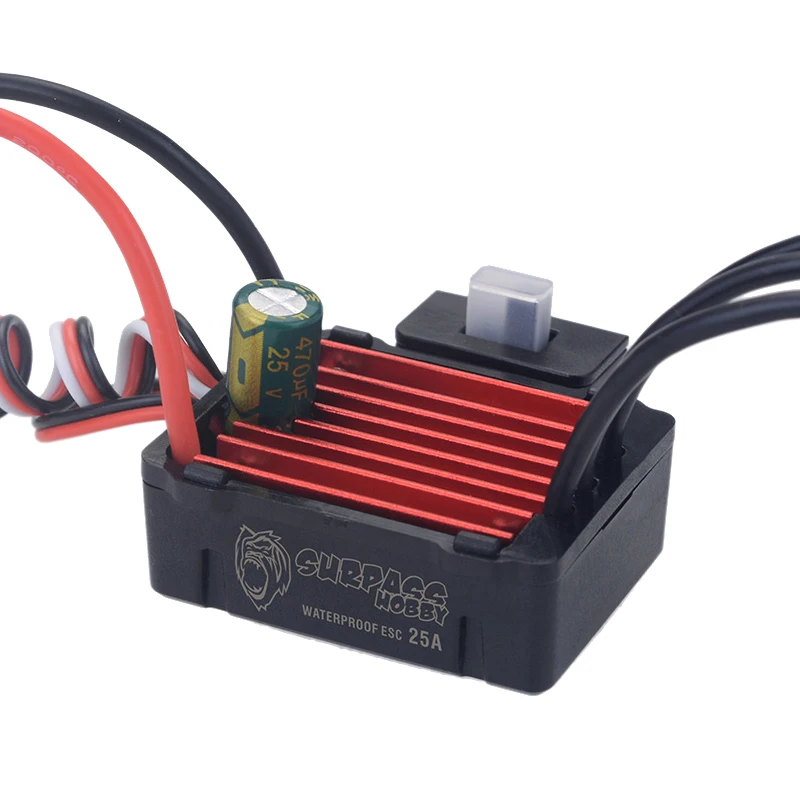 Водонепроницаемый Электрический регулятор скорости SURPASS HOBBY KK Brushless 25A ESC для