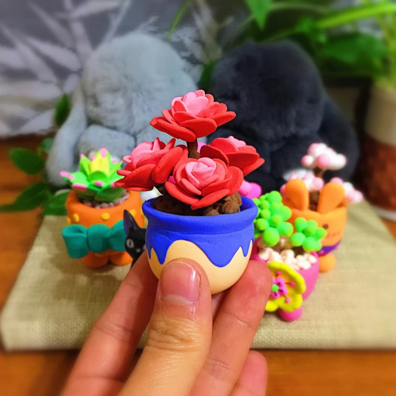 Супер светильник 12 шт./компл. волшебная Полимерная глина для моделирования умный