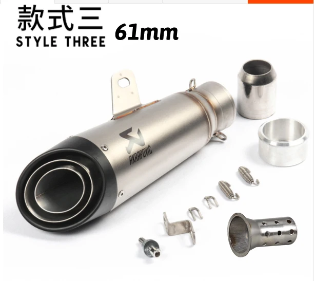 CB190R/X K8 K9 K7 CBR300/500 углеродное волокно 60 мм Глушитель yoshimura CBR escape moto выхлопная труба 51 мм