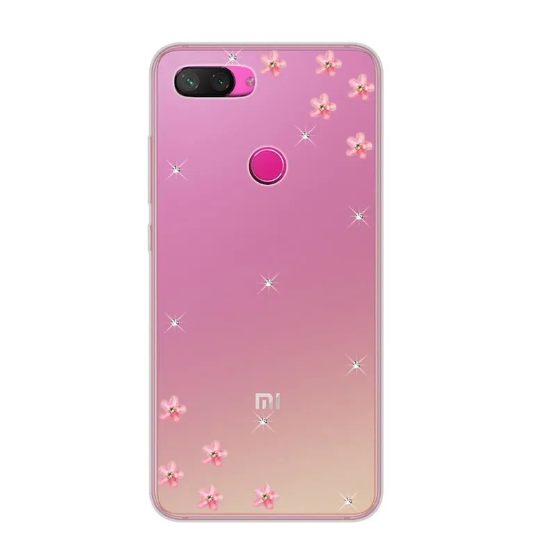 Блестящие прозрачные чехлы с бриллиантами для Xiaomi redmi note 6 5 5a 4x4 prime pro чехол