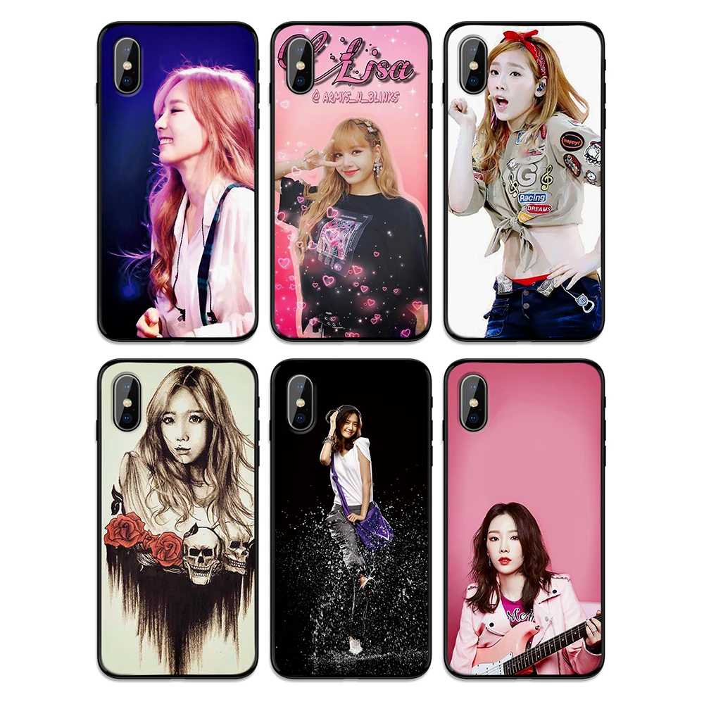 Мягкий ТПУ чехол Taeyeon Yoona для Apple iPhone 6 6S 7 8 Plus 5 5S SE X XS MAX XR силиконовые чехлы |