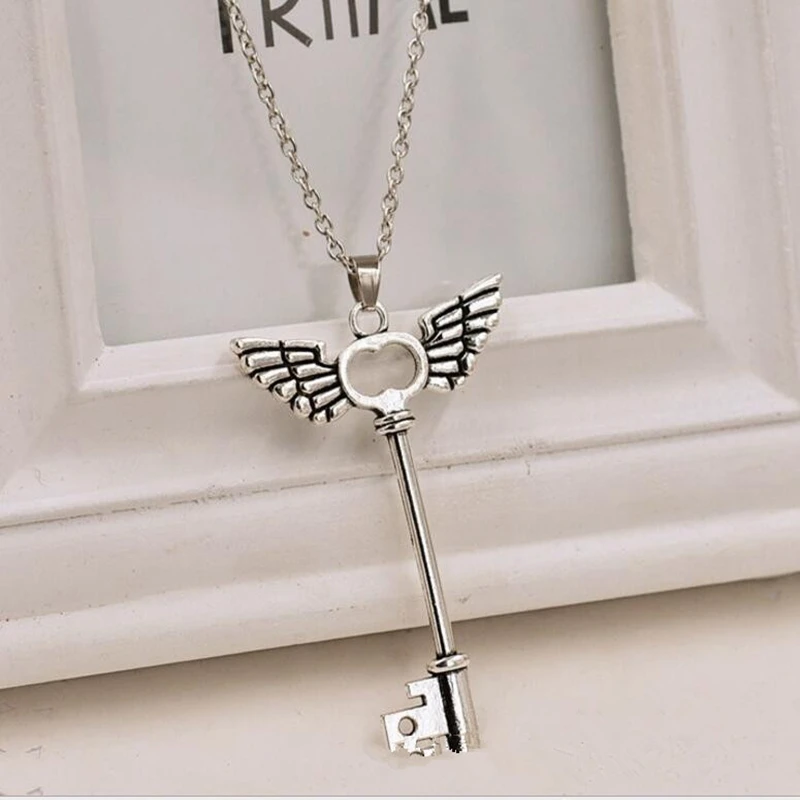 Подвеска в форме ключа длинное ожерелье Взрывные модели модные дикие простые
