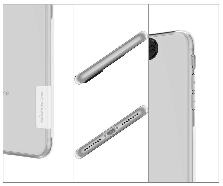 Чехол для iphone 8 plus 5,5 ''Nillkin натуральный прозрачный мягкий кремний TPU чехол роскошные чехлы для iphone 8 plus