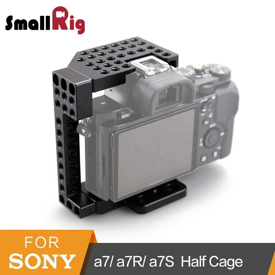 SmallRig Половина Клетка для sony a7/a7R/a7S Камера клетка (верхняя пластина + стороне