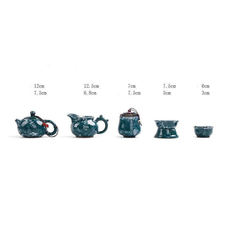 

Chinese Kung Fu Tea Set Portable Teaware Sets Ceramic With Travel Bag Teapot Gaiwan Tea Cups Teasets Of Tea Ceremony Tea Pot