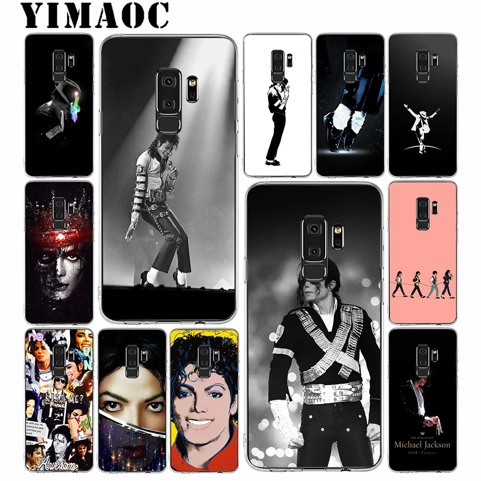 Yimaoc в стиле Майкла Джексона мягкий силиконовый чехол для телефона samsung Galaxy S10 S10E S9