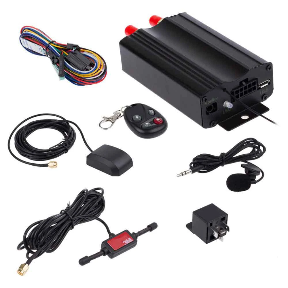 Устройство слежения для автомобиля gps/GSM/GPRS трекер gps TK103B с дистанционным управлением