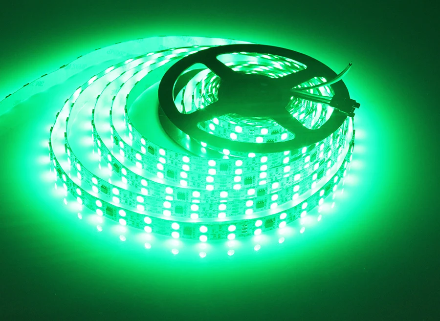 Супер яркий 5 M WS2811 2811 ic 120 светодиодный S/96 Светодиодный s/m 5050 SMD RGB Светодиодные ленты Адресуемая цифровая IP20 двухрядные светодиодные полосы