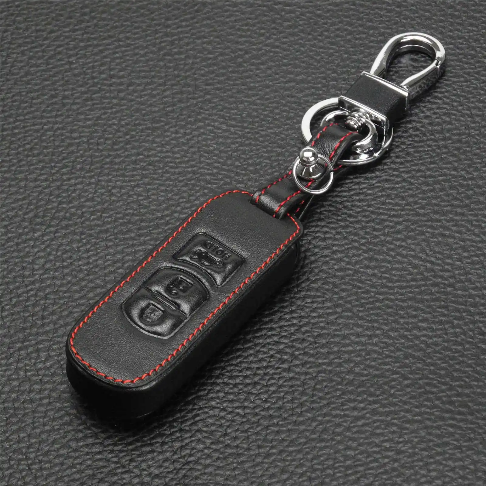 jingyuqin 3 Buttons Leather Key Case Cover Holder for Mazda 2 6 CX-7 CX-9 Styling | Car