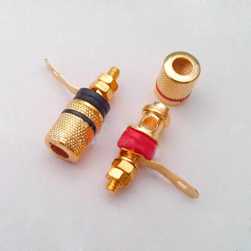 30 шт. аудио динамик разъем банан стерео терминал адаптер позолоченный| |
