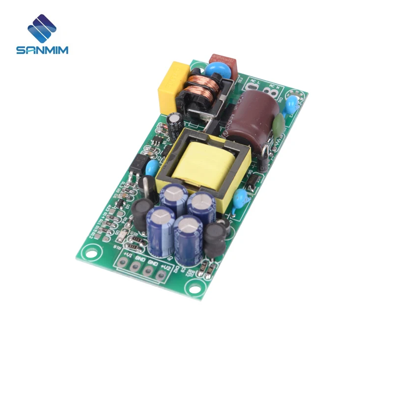 SANMIN AC220V-DC7V + 12V 0.5A + 1.2A 17W блок питания с изолированным переключателем модуль питания от 220 до 7 в + 12 В голая плата DLL17A7V + 12 В (art.: 7a3269435) - 7a3269435