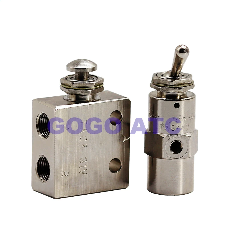 TAC пневматический тумблер клапан TAC-3V/P/S 4 V/P TAC2-31V/P 41 V/P воздушный переключатель цилиндр аксессуары ручной Реверсивный Клапан