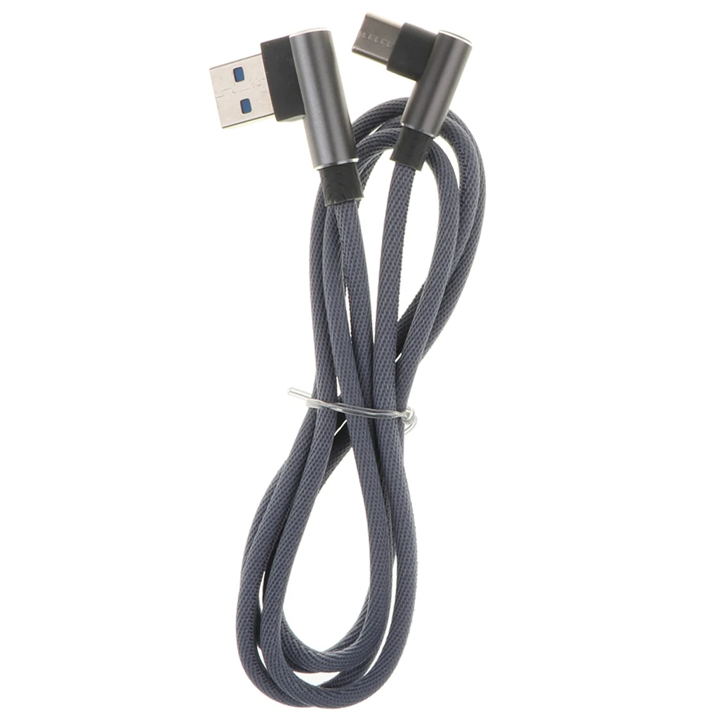 1 м/3 3 фута USB 2 0 Type C 90 градусов кабель Мобильный телефон зарядное устройство