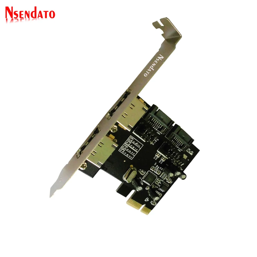 Плата расширения PCI E на SATA3 SATA3.0 6 ГБ/сек. три поколения PCIE eSATA SATA III экспресс адаптер