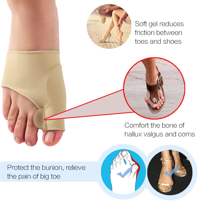 

20pairs Hallux Valgus Bunion Corrector Orthopedic Supplies Toe Separator Thumb Adjuster Pedicure Sock Foot Care Pedicure Tools