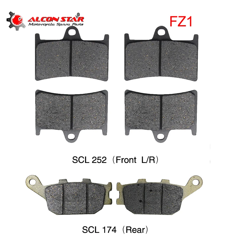Тормозные колодки Alconstar для мотоциклов Yamaha FZ1 FZ 1 2006 2007 2008 2009 2010 2011 2012 2013 2014 2015