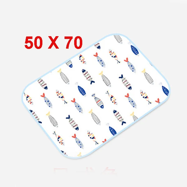 H 50x70 Портативный складной моющийся подгузник для новорожденных, пеленальный коврик для ухода за ребенком, пеленальный коврик, подгузник для беременных, аксессуары для детских колясок - Цвет: H 50x70