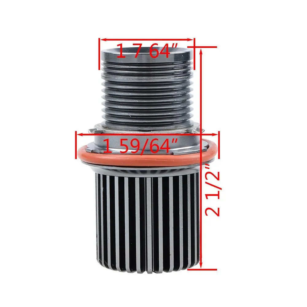 2 * ошибок 80 Вт белый светодиодный Ангельские глазки кольцо маркер лампочки для BMW