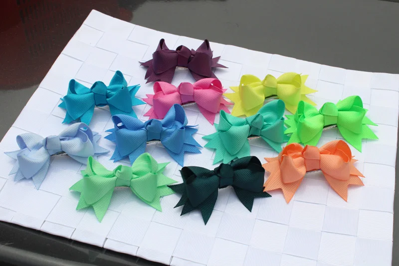 Детские однотонные заколки для волос 2 шт./лот заколки-невидимки девочек