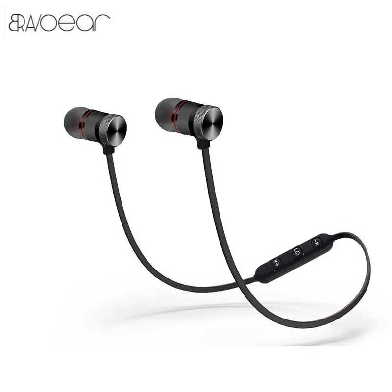 BRAVOear беспроводные наушники Bluetooth спортивные фитнес магнит Адсорбция Шейная