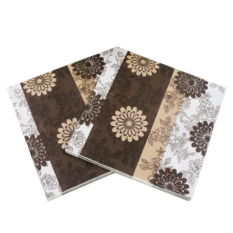 

Одноразовые салфетки RainLoong с цветочным принтом