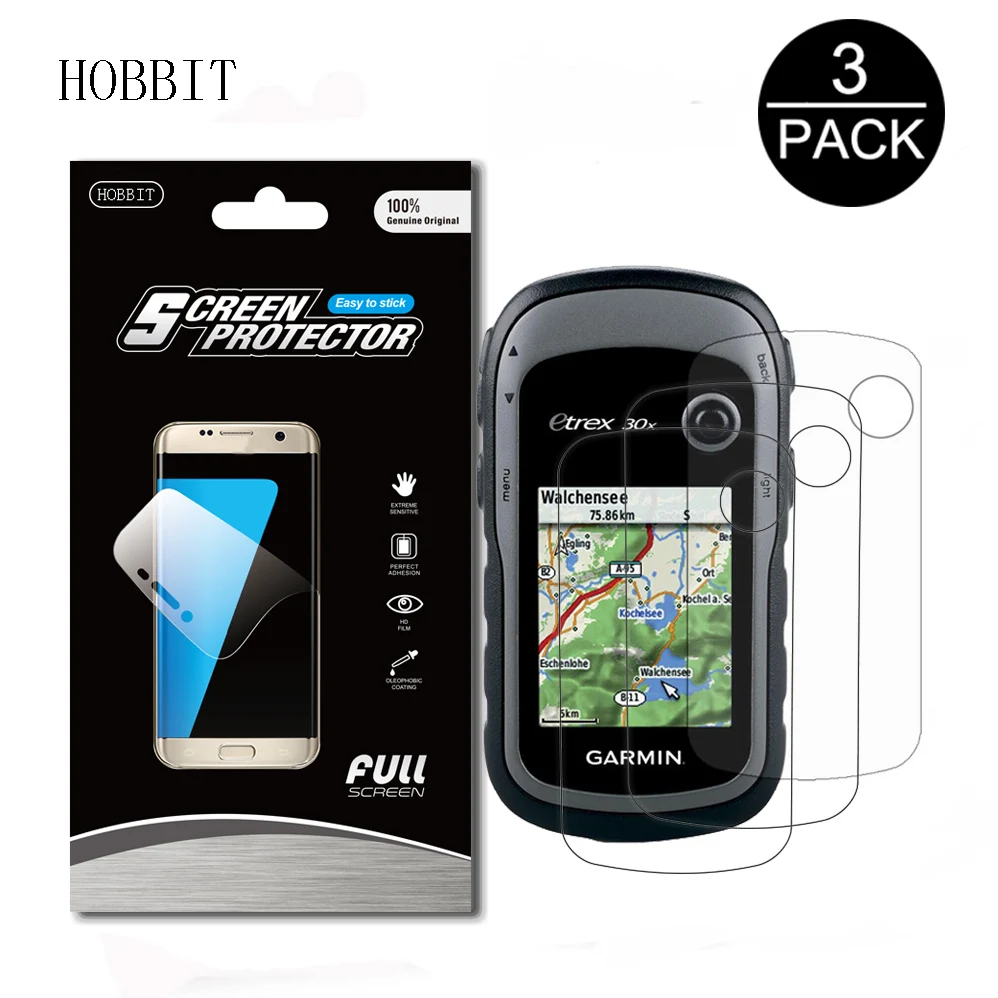 3 упаковки для Garmin eTrex 10x 20x 30x походный ручной gps-навигатор Взрывозащищенная защита экрана прозрачная Противоударная пленка