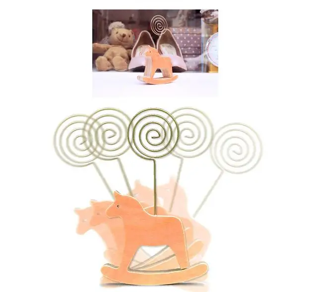 8 шт./лот корейский милый мультяшный держатель для фото с животными записей