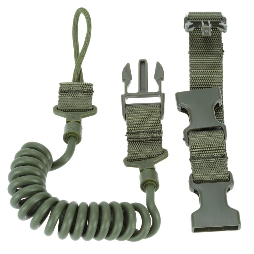 Outdoor Multifunction Spring Sling Tool Hunting Tactical Gun Strap Adjustable Backpack Keychain Lanyard Portable EDC | Спорт и