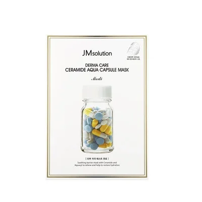 Капсульные маски JMsolution для ухода за кожей Церамид Aqua(Centella Madeca) 10ea 1