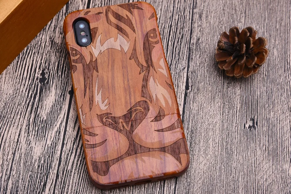 Натуральный зеленый настоящий Деревянный чехол для iPhone 11 Pro Max XS Max XR X 8 7 6 6S Plus 5 5S SE чехол для телефона