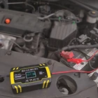 Зарядное устройство для аккумулятора автомобиля, 12 В, 8 А, 24 В, 4 а, импульсный ремонт, умная Быстрая зарядка для AGM GEL, свинцово-Кислотное зарядное устройство с ЖК-дисплеем