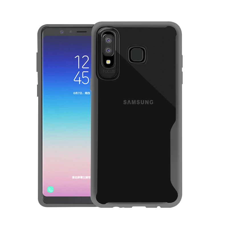GKK Case for Samsung A9 2018 A9S Transparent Soft TPU Full-body Protection Anti-knock Crystal Glossy Back Cover Coque |