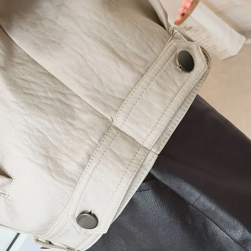 Специальная новая куртка из искусственной кожи Женская куртка на молнии Punto Blouson Moto Женская куртка Chaqueta tachas campera mujer зеленый