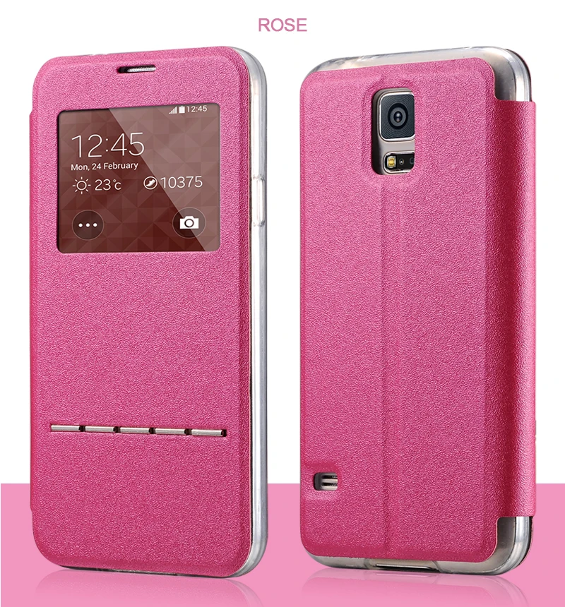 Смарт вид функция сна открытое окно кожа флип задняя крышка маска защитный чехол