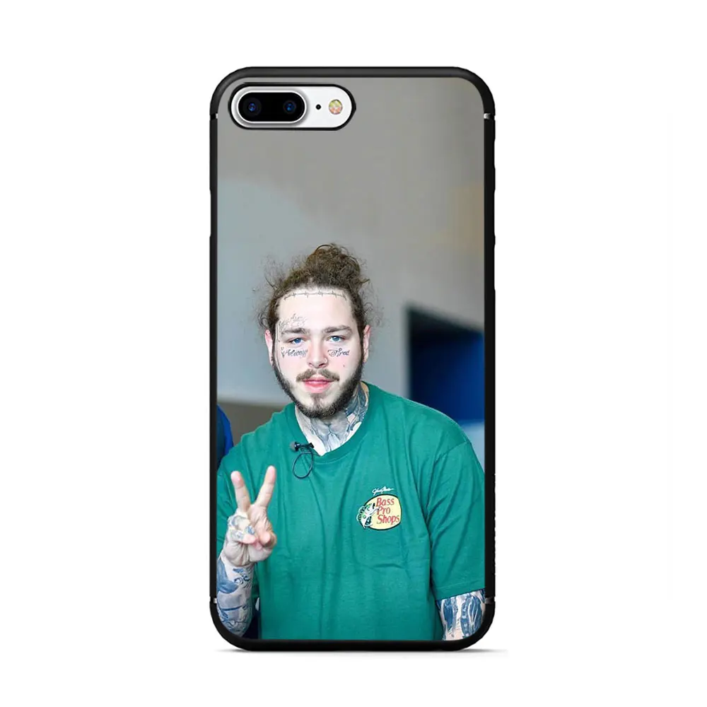 B1 Мягкий ТПУ чехол для телефона post malone для iPhone 5 5S 6 6s 7 8 Plus X XR XS MAX - Цвет: B1
