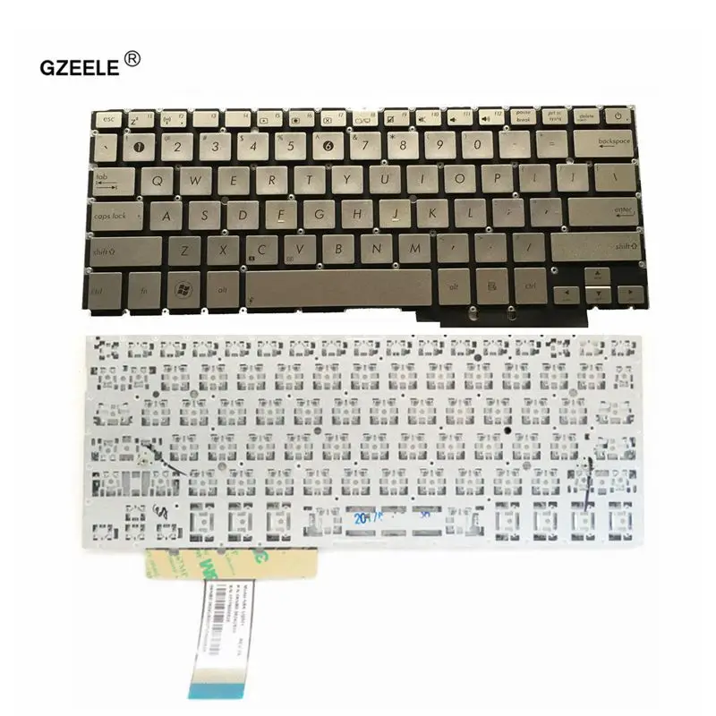 Teclado para Asus Nos sem Retroiluminado Novo Prata Ux31 Ux31a Ux31la Ux31e