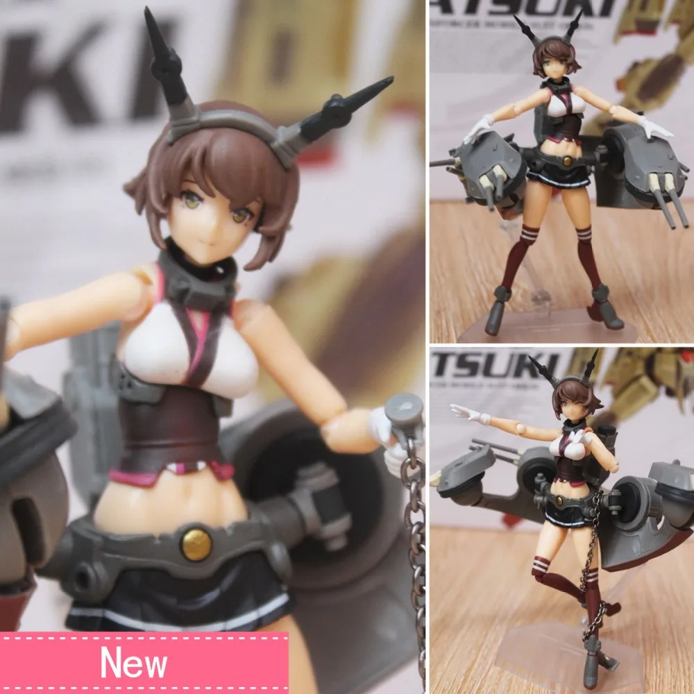 Аниме Kantai Коллекция мутсу ПВХ фигурка Коллекционная модель кукла игрушка 14 см figma