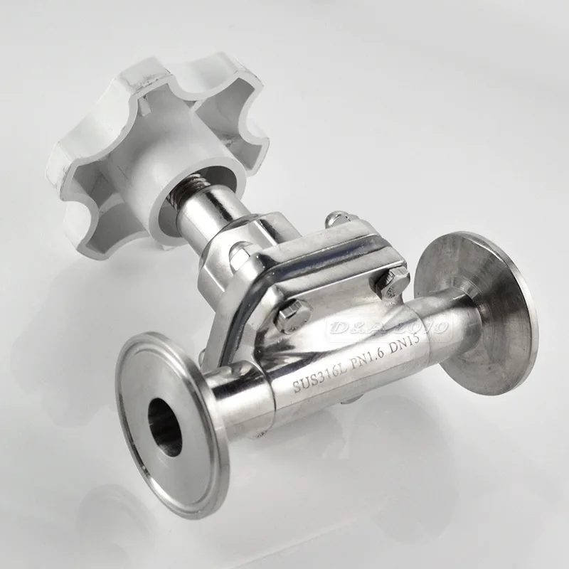 Санитарный фитинг MEGAIRON OD 32 мм 1-1/4 дюйма мембранный клапан зажимного типа из