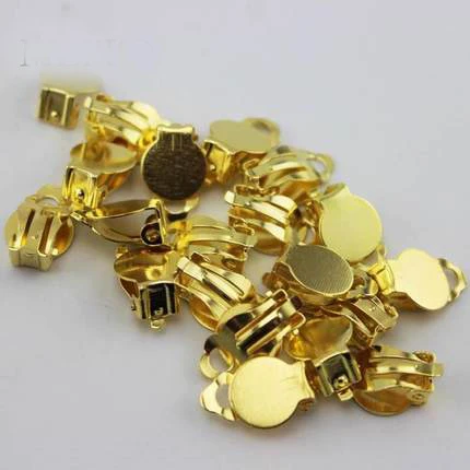 Женские серьги в стиле бохо клипса без косточек не прокалывающая подставка