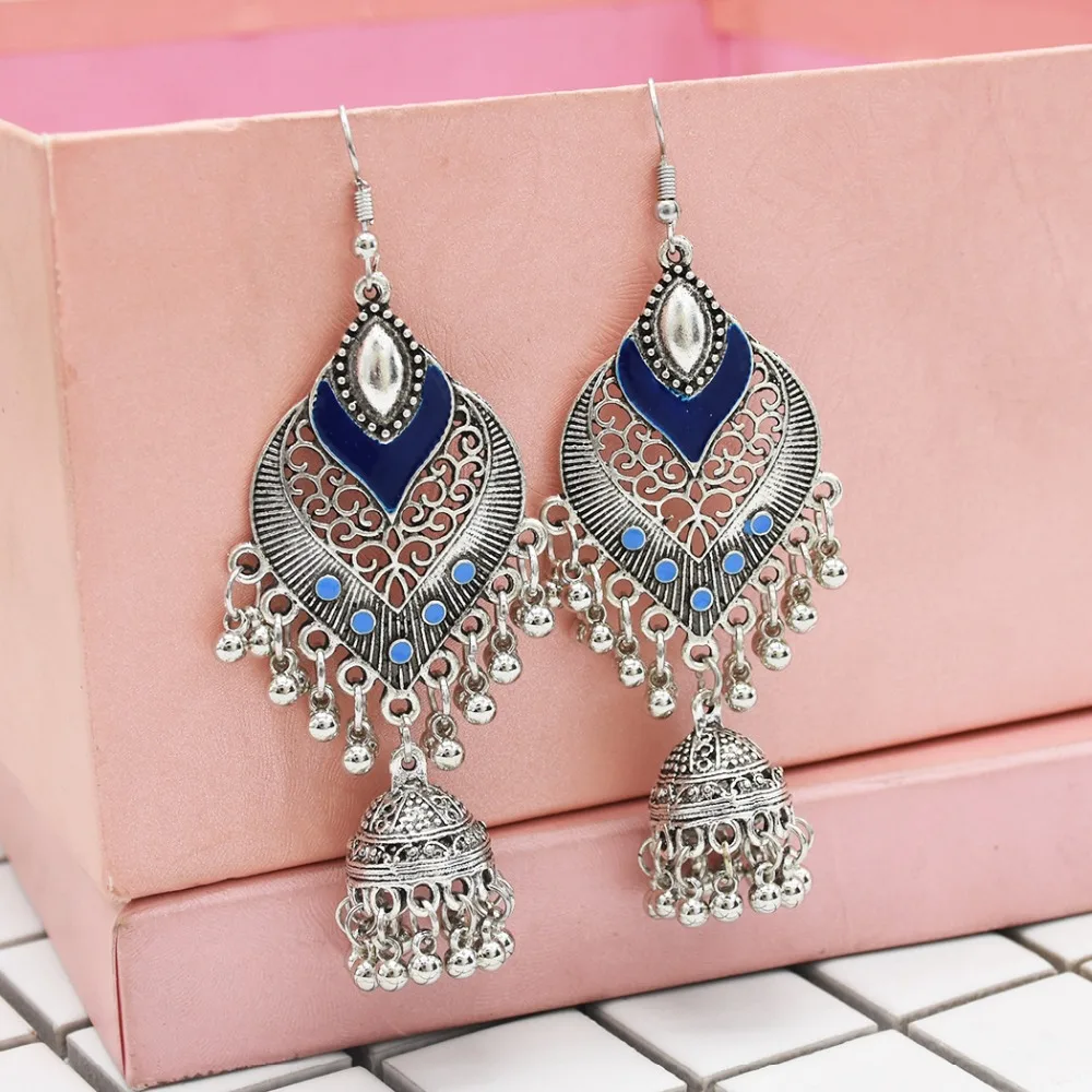 4 цвета богемные этнические винтажные металлические колокольчики массивные