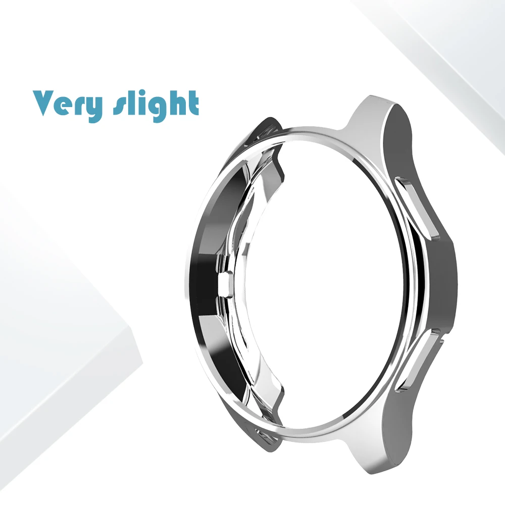Чехол для samsung gear S4 Frontier из ТПУ с покрытием, мягкий устойчивый к царапинам Чехол-Рамка Тонкий блестящий чехол из ТПУ для samsung gear S4
