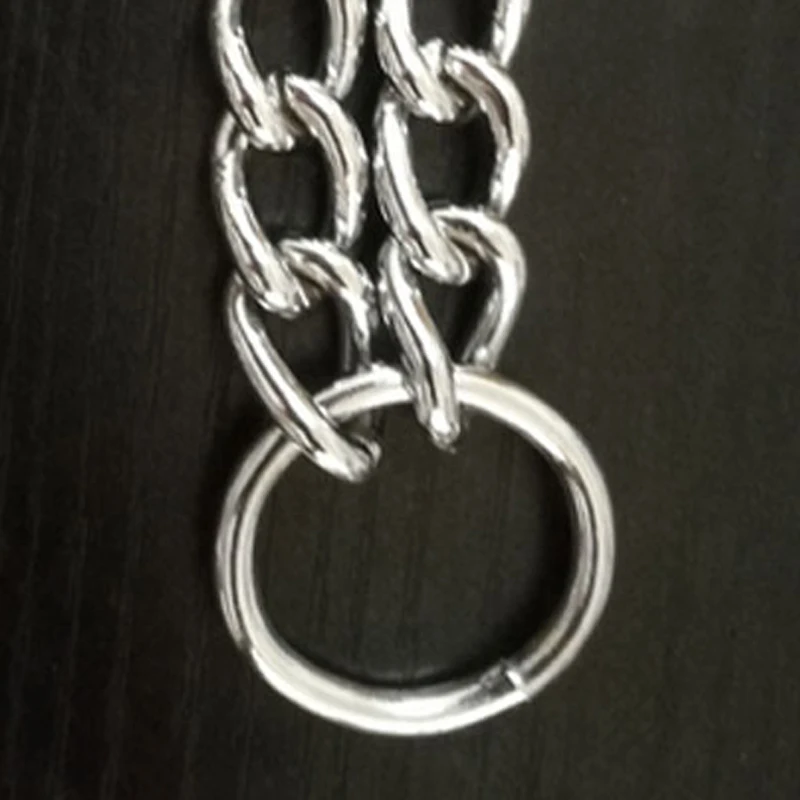 

High quality pet dog double hook chain Stainless Steel Double Dog Chain Pet Leash variety of small dogs and large dogs