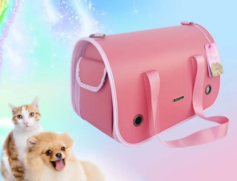 Новинка кожаная дышащая портативная дорожная сумка FC20 для собак щенков кошек