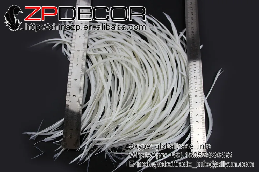 ZPDECOR 200 шт./лот 20 25 см (8 10 дюймов) ручной выбор премиум яркие белые большие гусиные