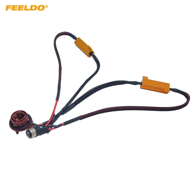 FEELDO 10 шт. BAY15D 1157 LED предупреждение декодер нагрузки Разъем резистора ошибка #