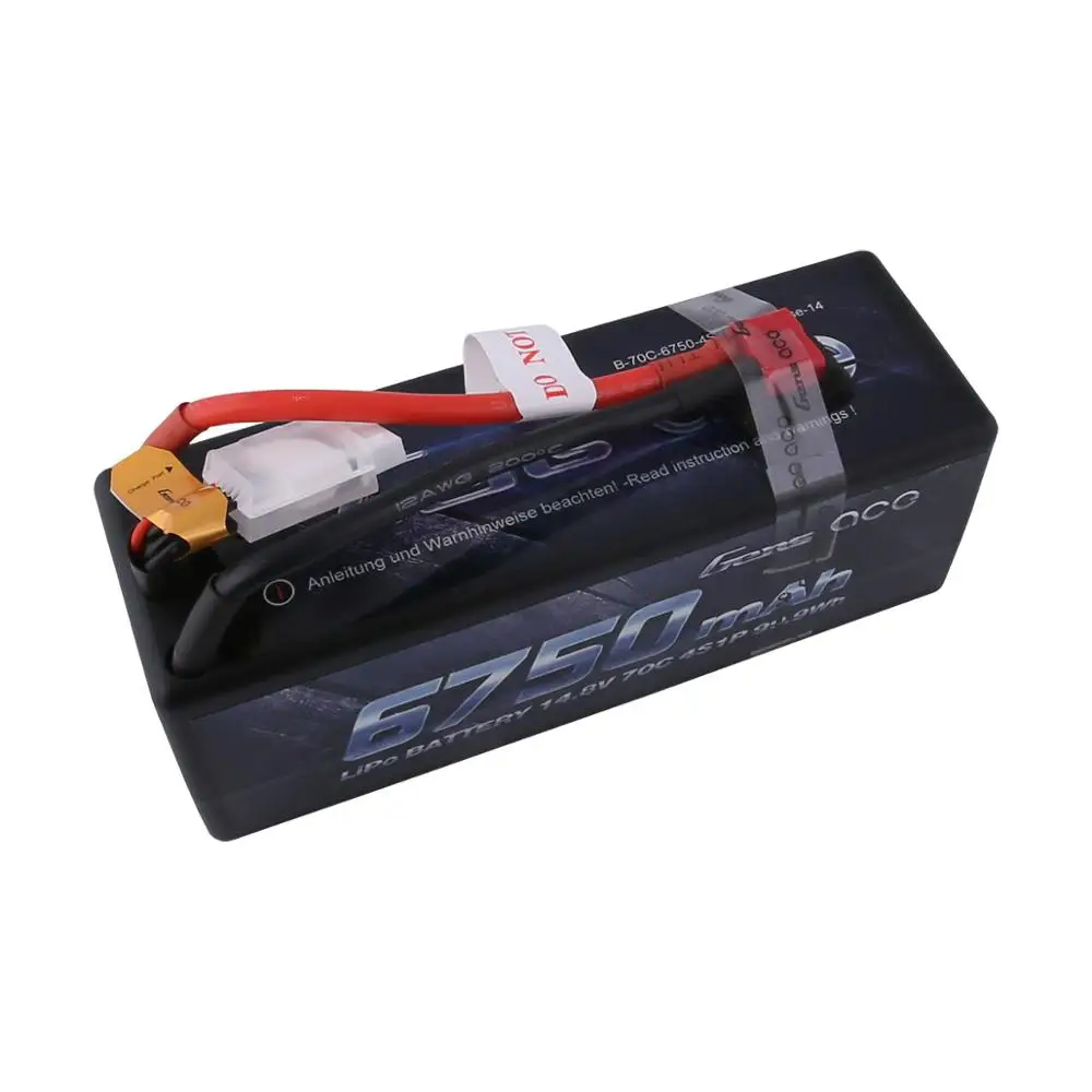 Аккумулятор Gens ace 4S 6750 мАч Lipo 14 8 в 70C XT90 T вилка для автомобиля Traxxas X-maxx 1/8